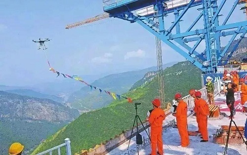 黑科技!采用无人机修建赤水河特大桥,中国又一次让世界惊艳!